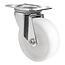 CASCOO Lenkrolle Polypropyleen Nylon weiß 125 mm Durchmesser 150 kg draagcapaciteit