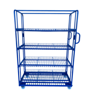 Order Picking Etagewagen 130x65x190cm Magazijnwagen Rolcontainer