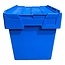 SalesBridges ALC bac en plastique 60x40x44 cm Bleu avec couvercle