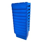 ALC bac en plastique 60x40x44 cm Bleu avec couvercle