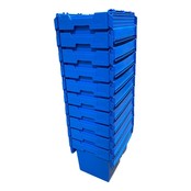 ALC bac en plastique 60x40x44 cm Bleu avec couvercle