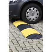 Verkeersdrempel rubber Höhe 75mm beperking 10 km/h