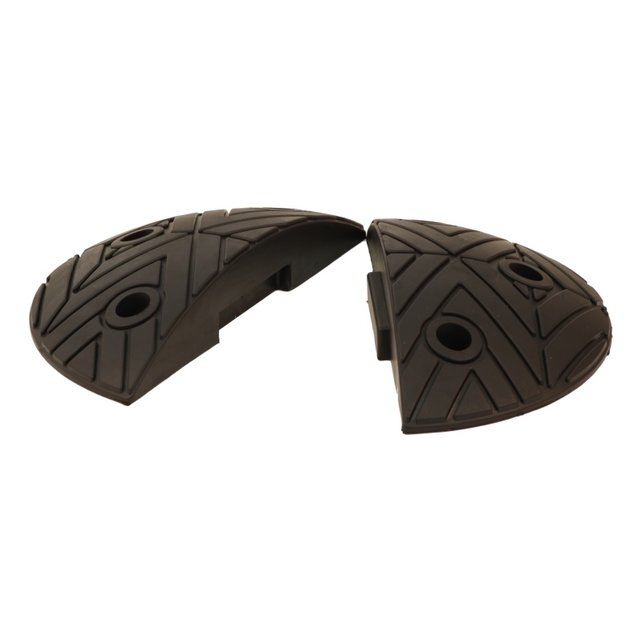 Verkeersdrempel rubber Höhe 75mm beperking 10 km/h