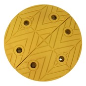 Verkeersdrempel rubber hoogte 75mm  beperking  10 km/h
