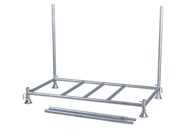 Barrière 2000 x 1000 mm Blanc - 15 pieces + support de transport Barrière 2000 x 1000 mm Blanc - 15 pieces + support de transport