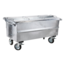SalesBridges Abfallbehälter 500L Stahl Rollcontainer geesink opname mit Deckel