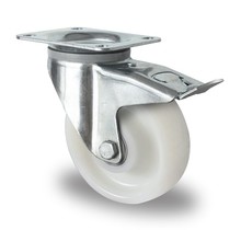 Roulette  pivotante avec frein Heavy Duty 150mm 800kg Polyamide de haute qualité
