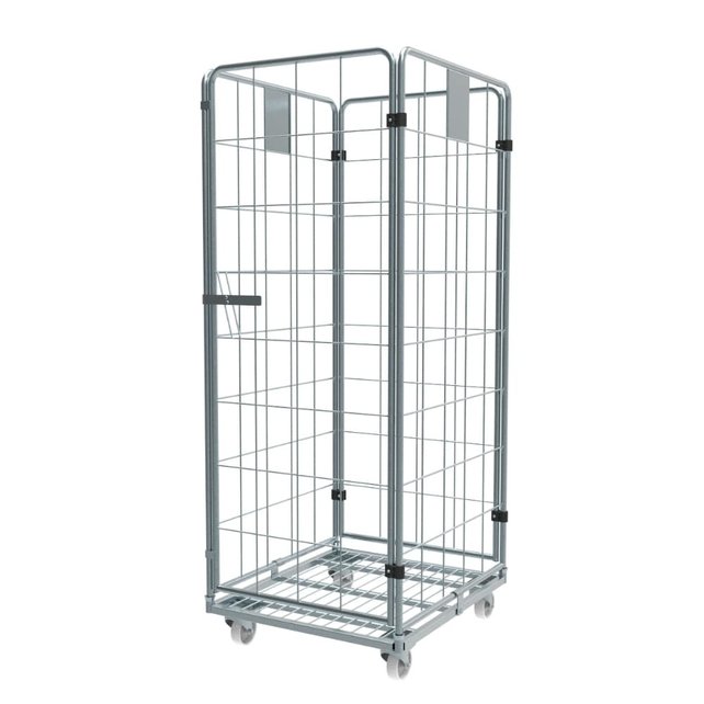 Rollcontainer 4 Seitenwände demonteerbaar 1830 mm verzinkt