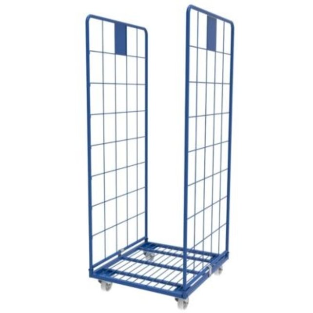 Rolcontainer 2-heks Demonteerbaar 1800 mm – Staal – 550 kg – RAL5010