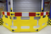 Barrières de protection en plastic Jaune 2 pieces Barrières de protection en plastic Jaune 2 pieces