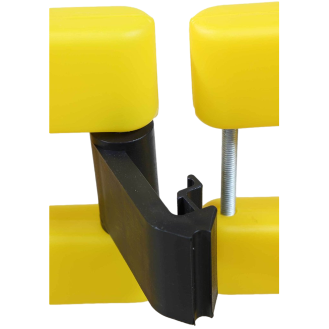 Barrières de protection en plastic Jaune 2 pieces Barrières de protection en plastic Jaune 2 pieces