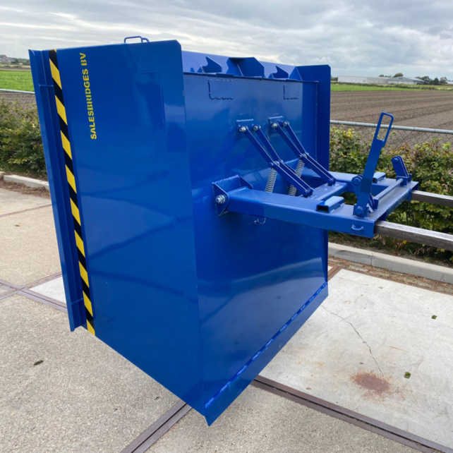 Godet Pelle basculante 500L Benne à vrac pour chariot élévateur