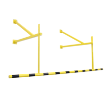 Height Restrictor safety and marking for parking yellow/black 2400mm