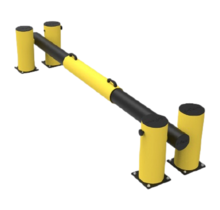 Dock gate adjustable in length 2300 - 3300 mm