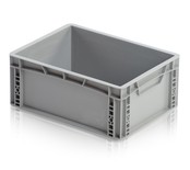 EURO crate 40x30x18,5 with lid closed handle
