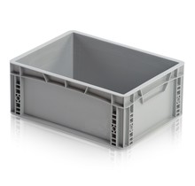 EURO crate 40x30x18,5 with lid closed handle