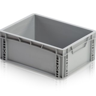 EURO crate 40x30x18,5 with lid closed handle