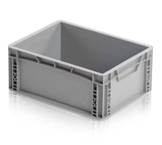 EURO crate 40x30x18,5 with lid closed handle
