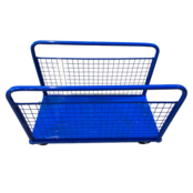 Mesh Platform Trolley 1200 x 600 mm with 2 Mesh Sides, 500 kg