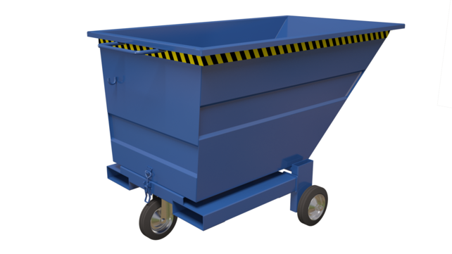 Chip Container 250L with wheels Tipper Container CW-model Chip Container 250L with wheels Tipper Container CW-model