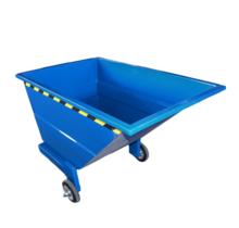 Kippbehälter 600L mit Rollen Kippbehälter für Gabelstapler CW-model