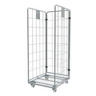 Rollcontainer 3 Seitenwände demonteerbaar 1830 mm verzinkt