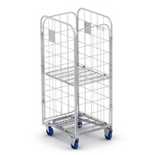 nestbar Rollcontainer 4 Seitenwände verzinkt