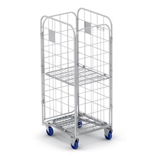 nestbar Rollcontainer 4 Seitenwände verzinkt
