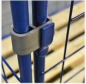 Stahl-Palettenaufsatzrahmen mit Klapptür – klappbar & stapelbar, H 1200 mm, 1200 × 800 mm, RAL 5010, 1000 kg
