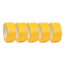 SalesBridges Vloermarkering PVC plakband 50mm gelb 5 stuks