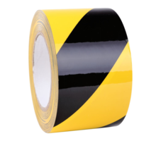 Vloermarkering PVC plakband 75mm schwarz/gelb 5 stuks
