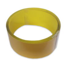 Floor marking band Metal adhesive tape 100mm Yellow  1.5 meter