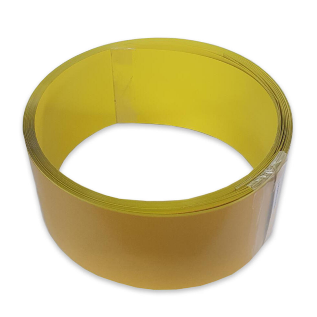 Vloermarkering Metaal plakband 100mm gelb 6 meter