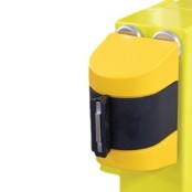 Magnetic retractable barrier  4.6m Red/White