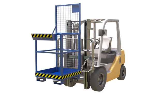 Access Safety Working Platform 800x800x1910mm for forklift CE
