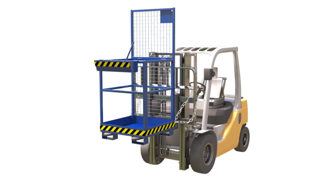 Plateforme de travail de sécurité 800x800x1910mm pour chariot élévateur CE