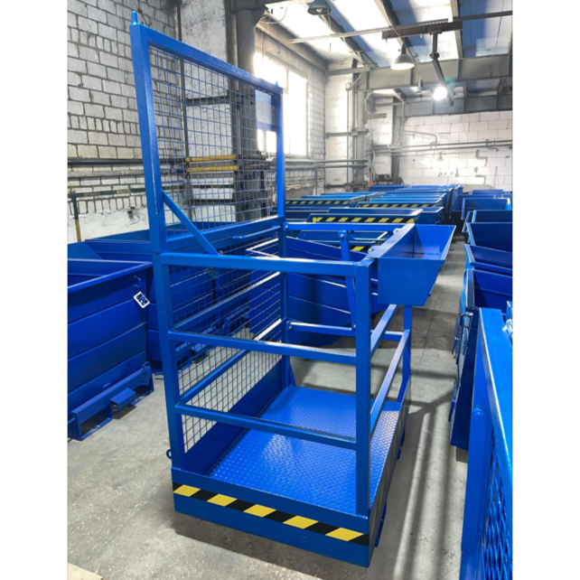 Arbeitskorb SBAWP300 1200x800x1950mm für Gabelstapler – 300 kg
