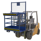 Plateforme de travail de sécurité 1200x800x1950mm  pour chariot élévateur CE