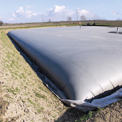 Tijdelijke Lagerung L-Tank Flexibele vloeistofopslag L-Tank von 2m3 tot 2000m3