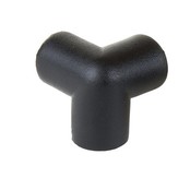 Protection d'angle mousse PU noir type A - 3D