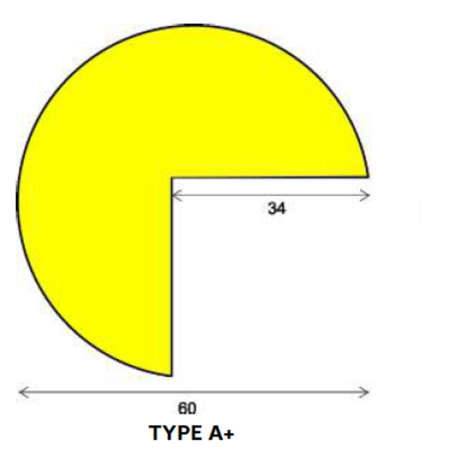 Edge protection PU Foam Yellow/Black Corner protection Type A+ Edge protection PU Foam Yellow/Black Corner protection Type A+