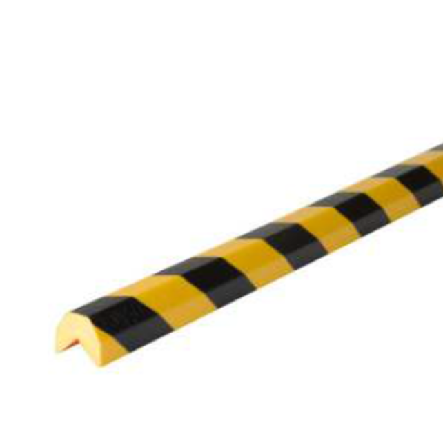 Randbescherming  PU Schuim Geel/Zwart Type AA Randbescherming  PU Schuim Geel/Zwart Type AA