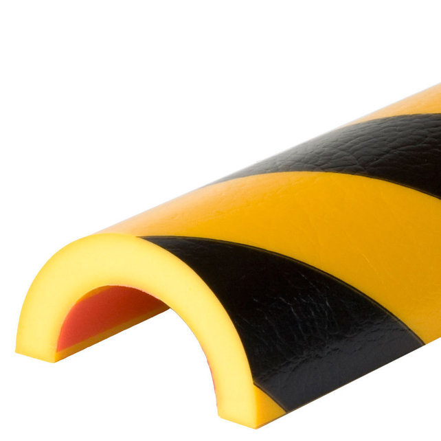 Leidingbescherming PU Schuim gelb/schwarz Type R50