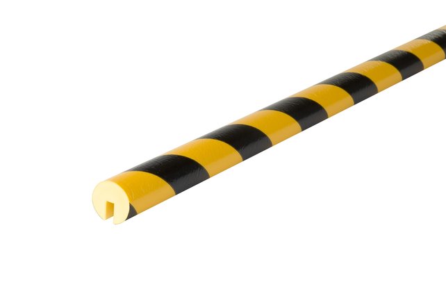 Rand bescherming Clip-On PU Schuim Geel/Zwart Type B