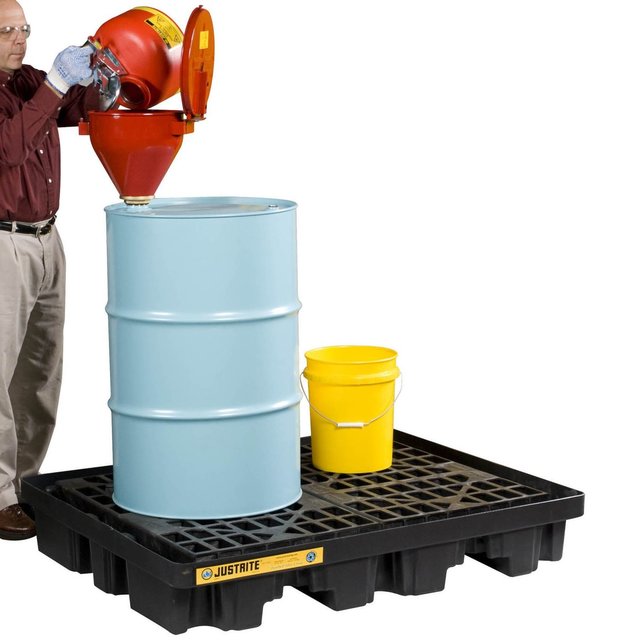 Spill Container Retention Barrel Collection tray Low Line Pallet