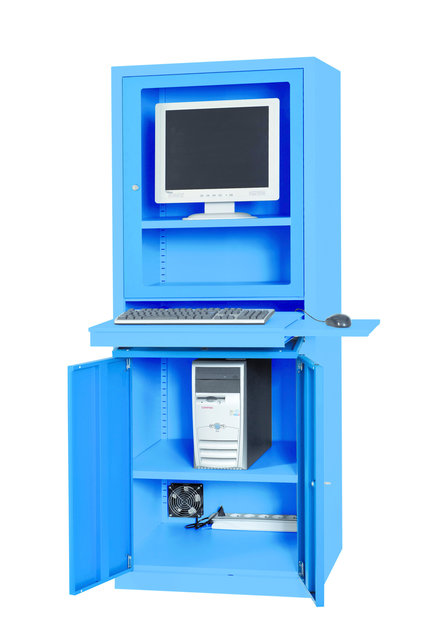 Computerkasten AIC500 Industrieel blau