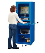Computerkasten AIC500 Industrieel blau