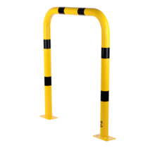 Hoop Protection Guard  from Steel Yellow/black W1000 x H1200 mm