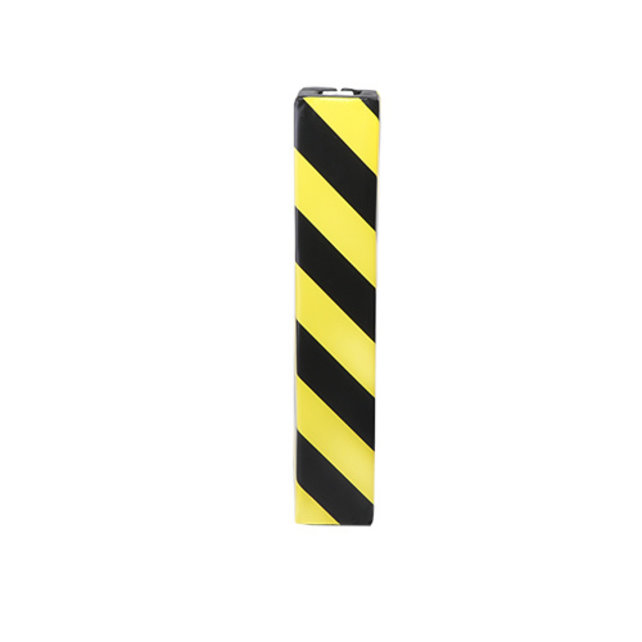 Poteaux anti-collision protection colonne 100x100 PE, Noir/Jaune Poteaux anti-collision protection colonne 100x100 PE, Noir/Jaune