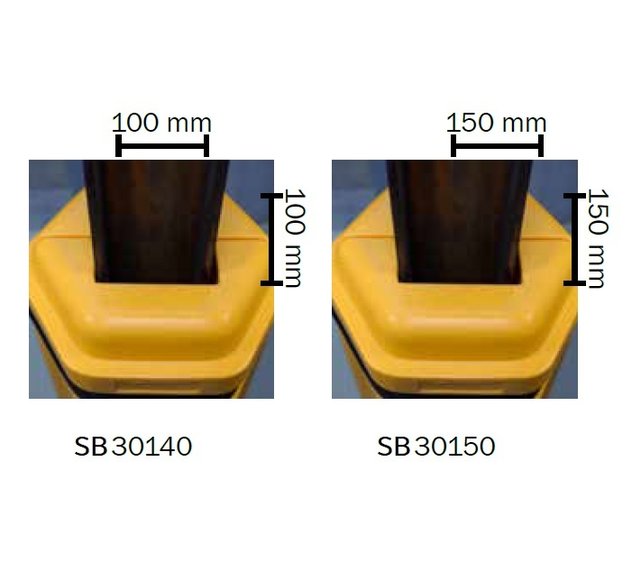 Protection colonne polyéthylène 150x150mm Easy fix
